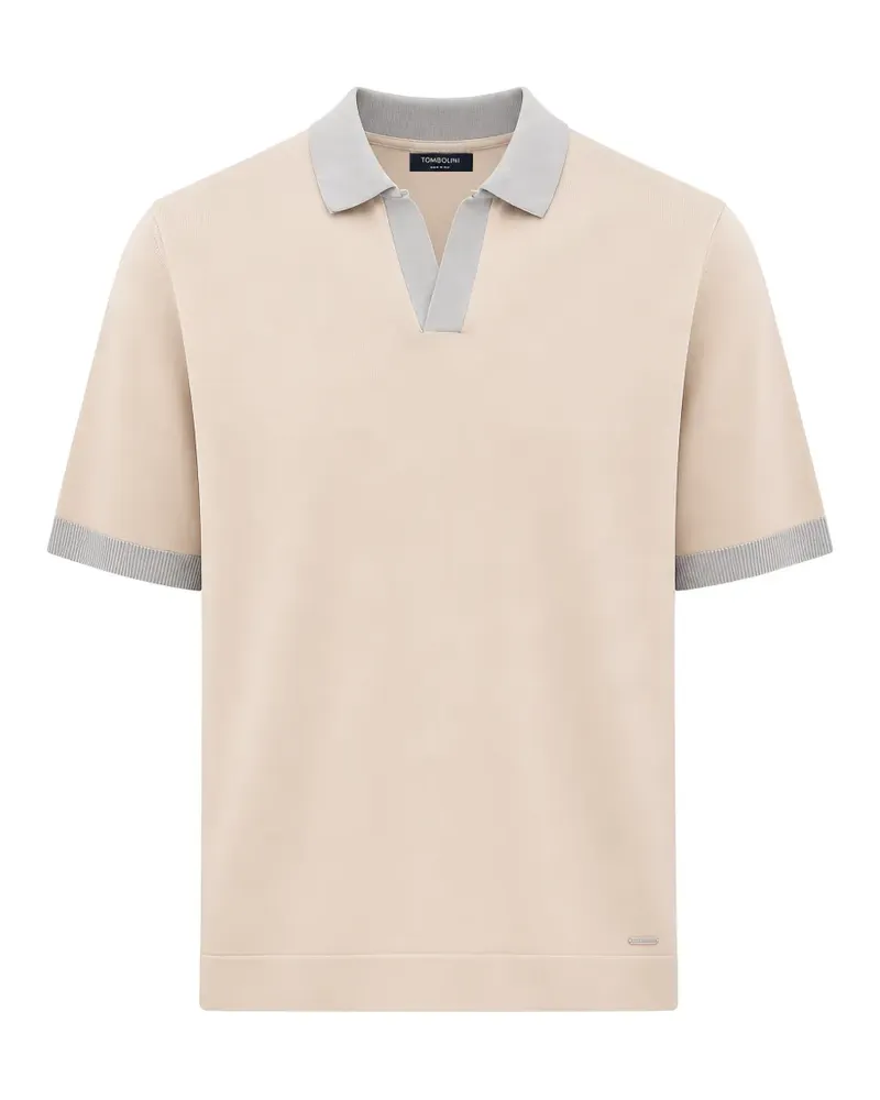 Tombolini Gestricktes T-Shirt - Nude Nude