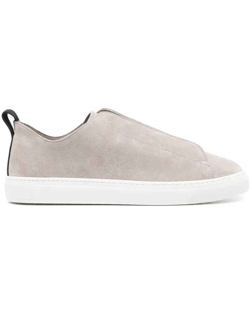 James Perse Sneakers aus Wildleder - Grau Grau