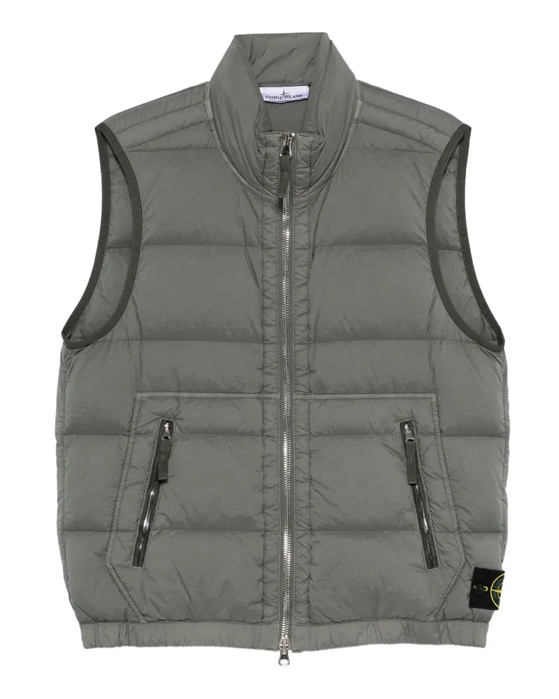 Stone Island Gesteppte Seamless Tunnel Weste - Grün Grün