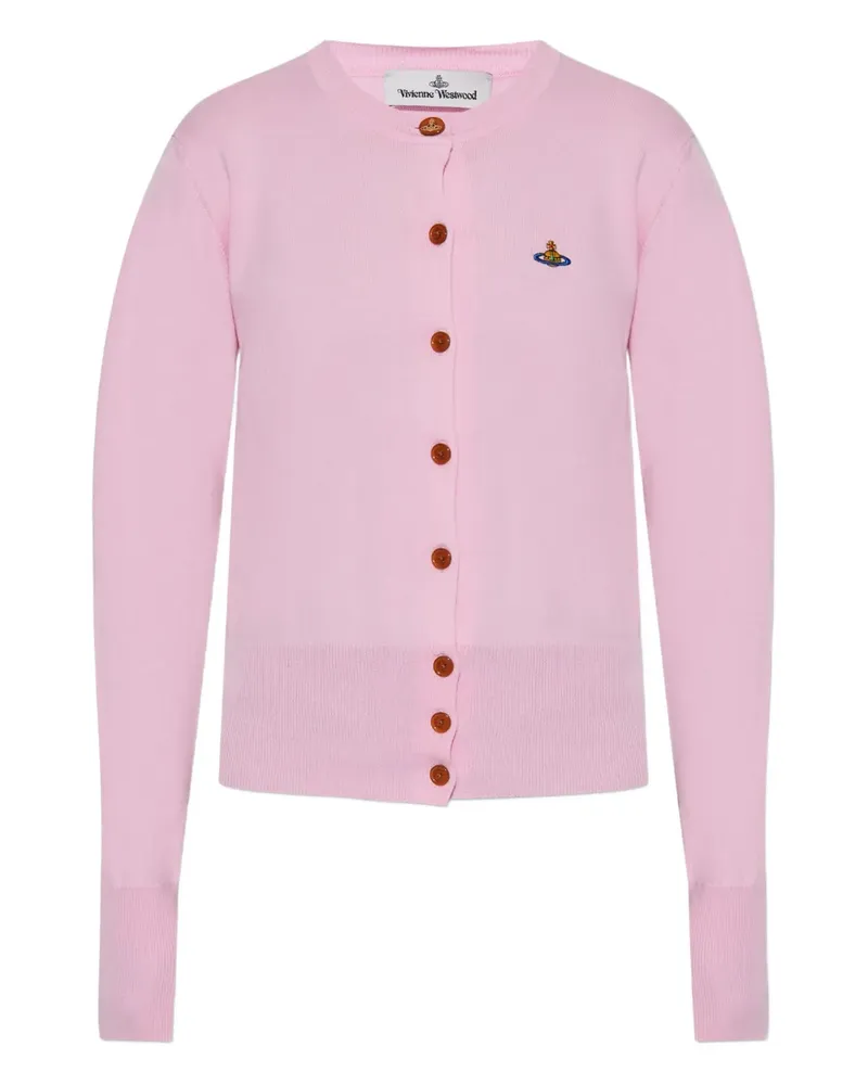 Vivienne Westwood Bestickter Cardigan - Rosa Rosa