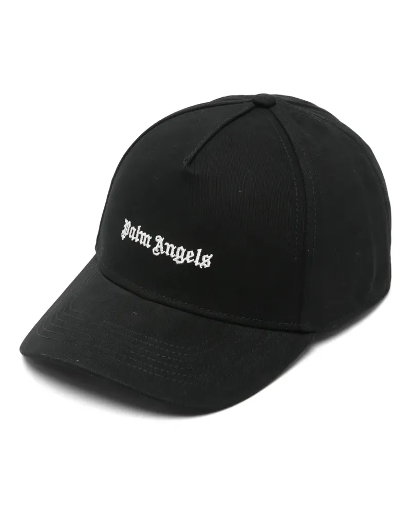 Palm Angels Baseballkappe mit Logo-Stickerei - Schwarz Schwarz