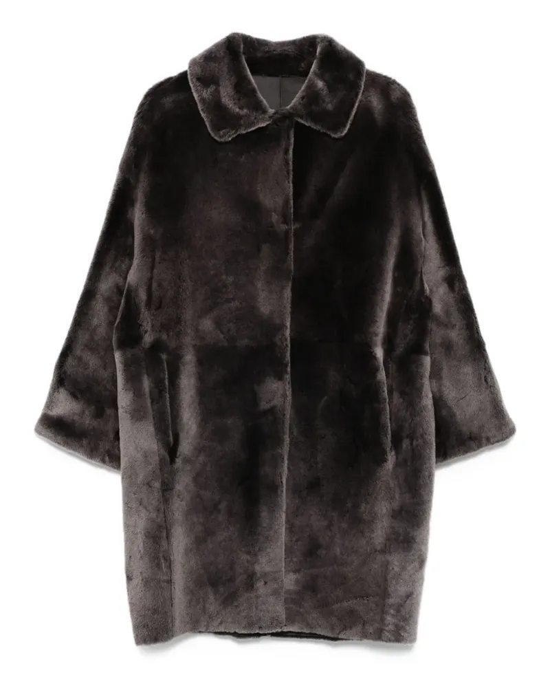 Manzoni 24 Mantel aus Shearling - Grau Grau