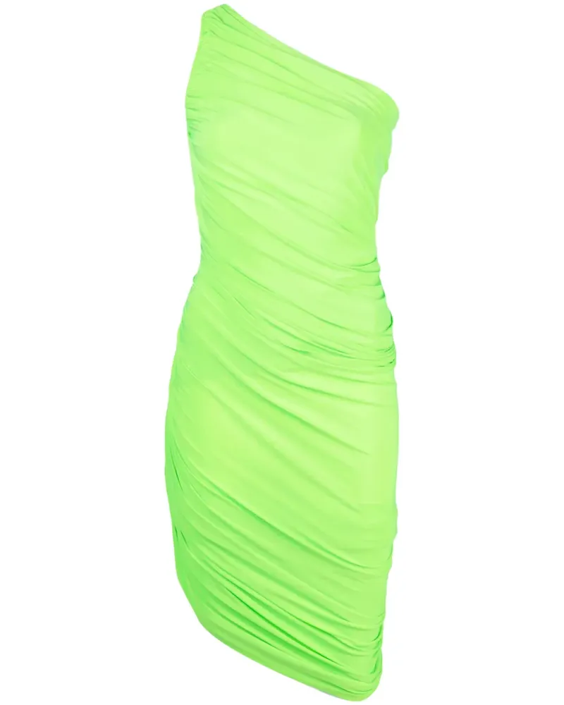 Norma Kamali Asymmetrisches Midikleid - Grün Grün