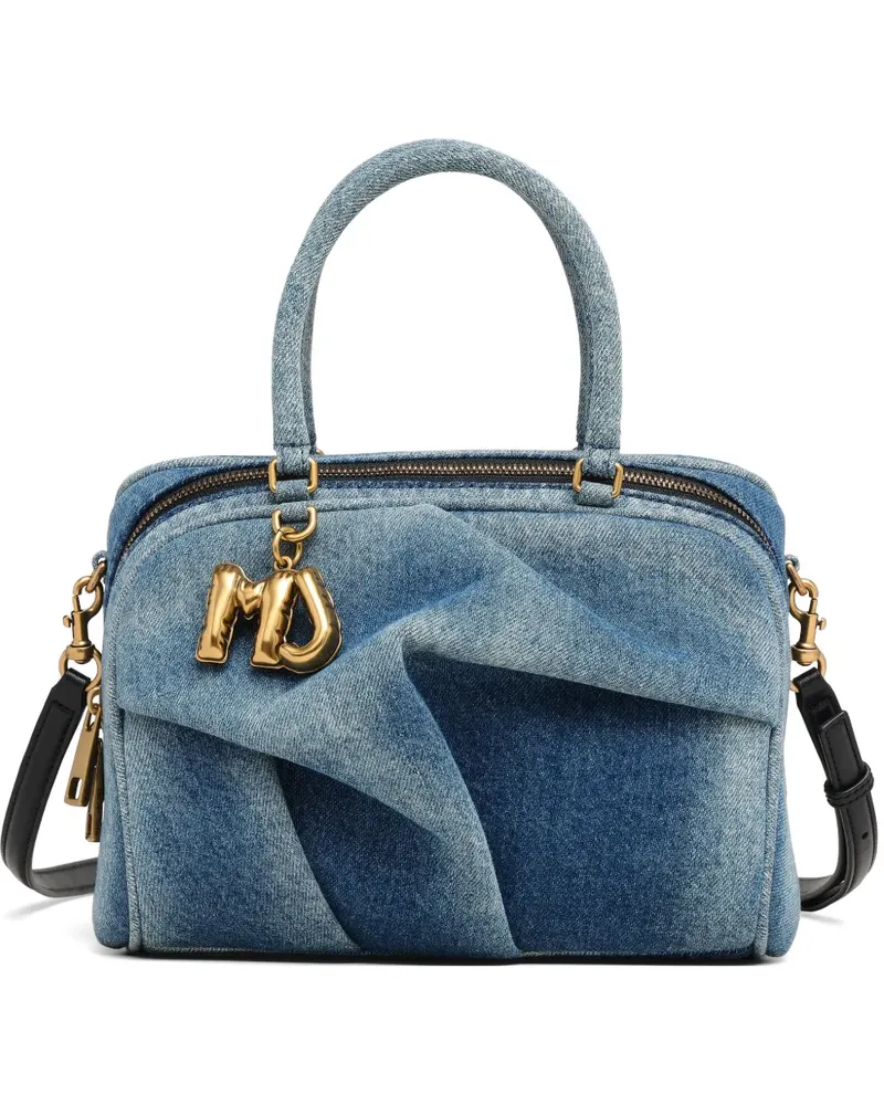 Marc Jacobs small The Wave denim tote bag - Blau Blau