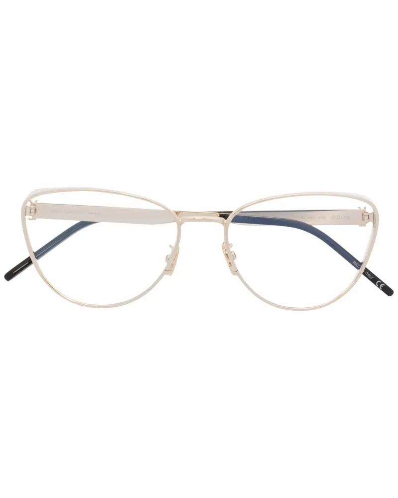 Saint Laurent Runde Brille - Gold Gold