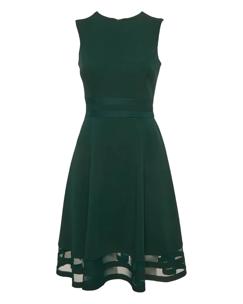 Calvin Klein Kleid mit Mesh-Einsatz - Grün Grün