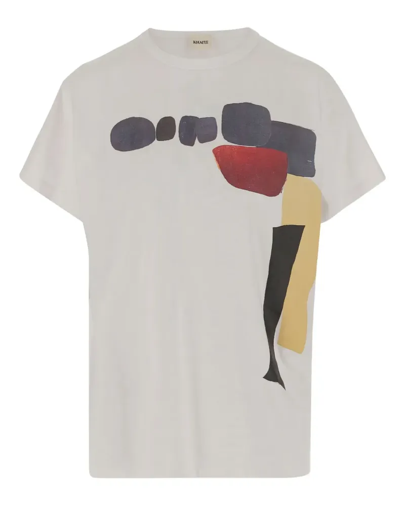 KHAITE Klassisches T-Shirt - Weiß Weiß
