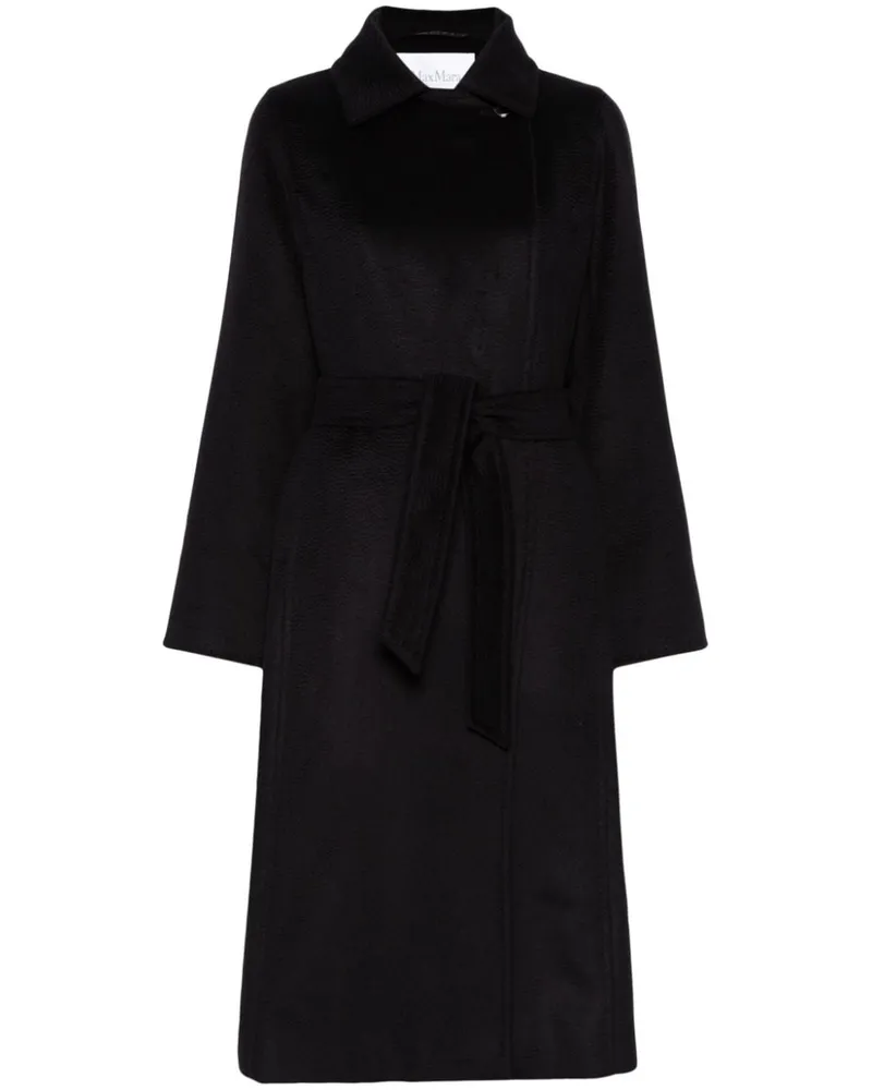 Max Mara Manuela Mantel - Schwarz Schwarz