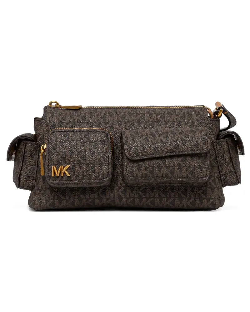 Michael Kors Umhängetasche mit Logo-Print - Braun Braun