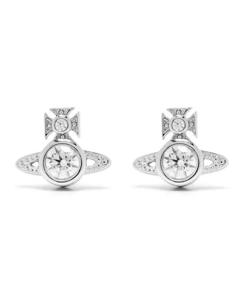 Vivienne Westwood Einzelner Orb Ohrring - Silber Silber