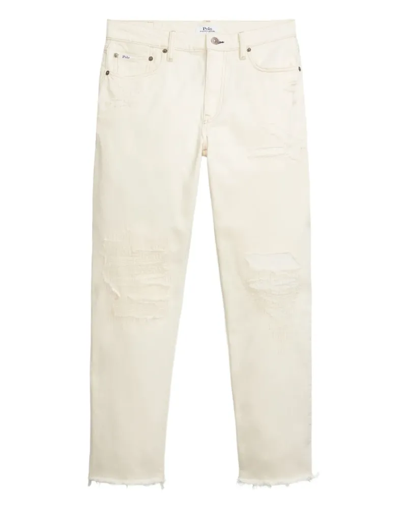 Ralph Lauren Hose in Distressed-Optik - Weiß Weiß