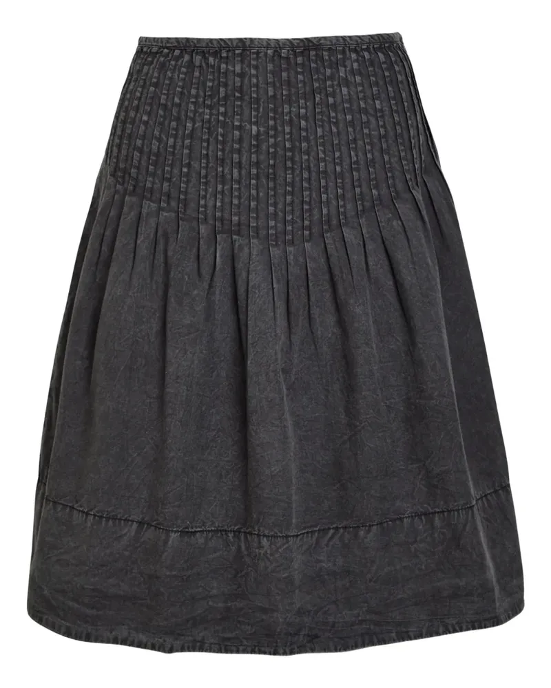 Free People pleated panel midi skirt - Grau Grau