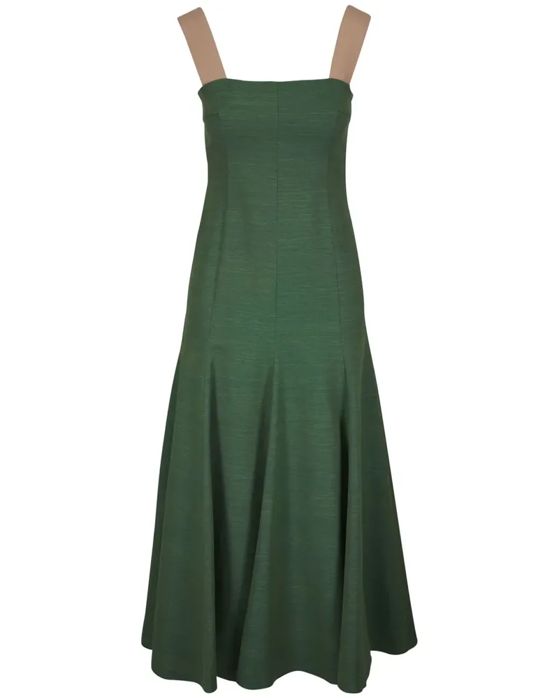 Akris Kleid in A-Linie - Grün Grün