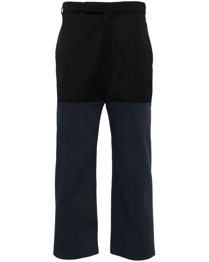 Thom Browne Unconstructed Combo Straight-Leg-Hose - Blau Blau