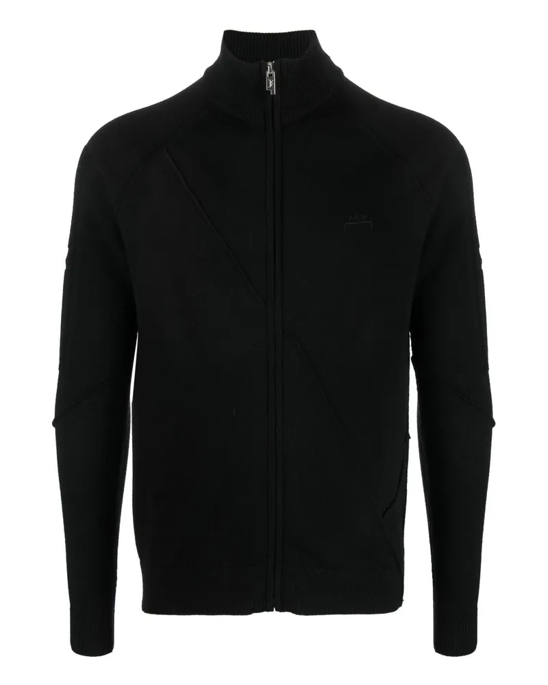 ACW* Essentials Cardigan mit Reißverschluss - Schwarz Schwarz