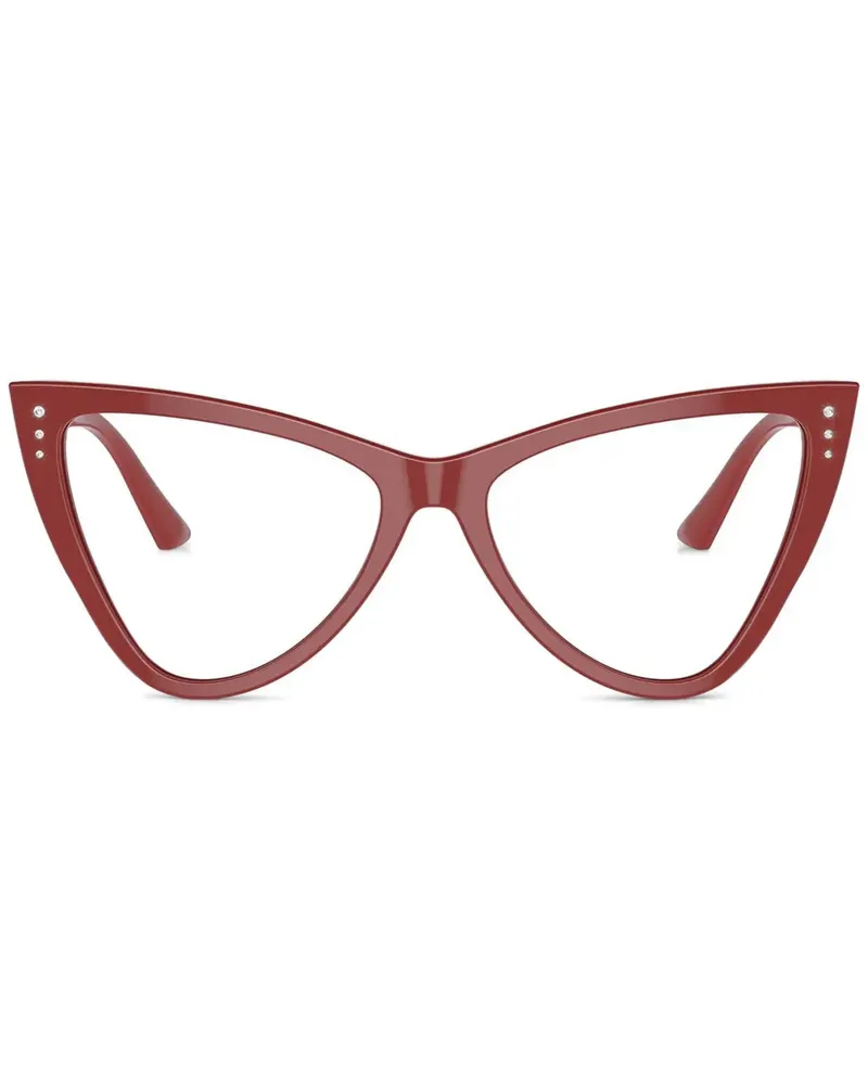 Jimmy Choo Brille mit Cat-Eye-Gestell - Rot Rot