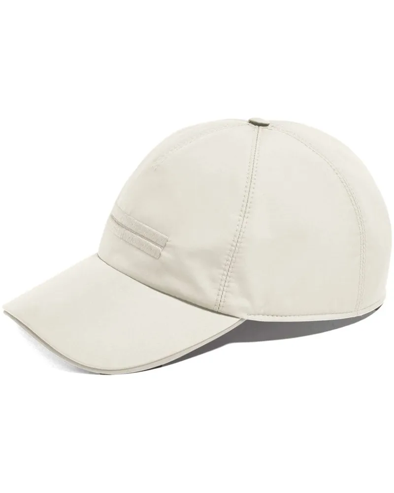 Ermenegildo Zegna Baseballkappe mit Stickerei - Weiß Weiß