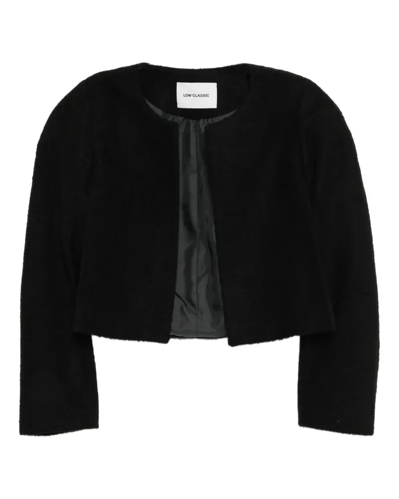 LOW CLASSIC Blazer mit betonten Schultern - Schwarz Schwarz