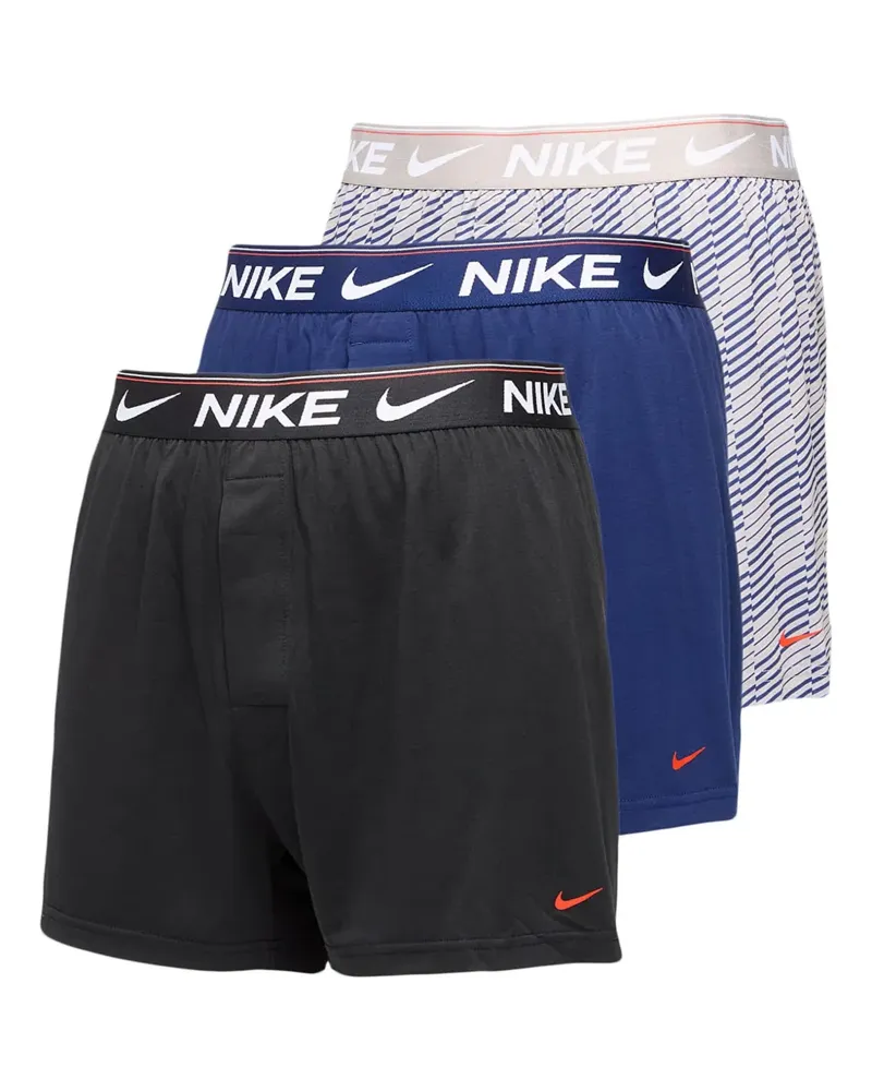 Nike Boxershorts mit elastischem Bund (3er-Set) - Schwarz Schwarz