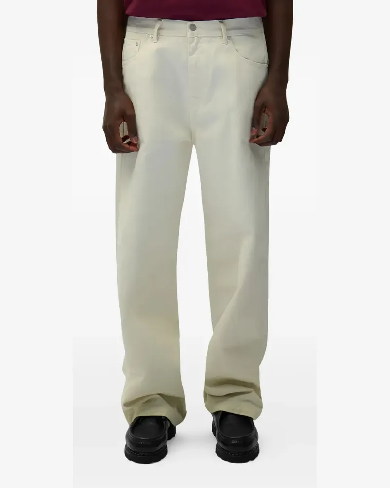 Arte Antwerp Straight-Leg-Jeans mit Auge - Weiß Weiß