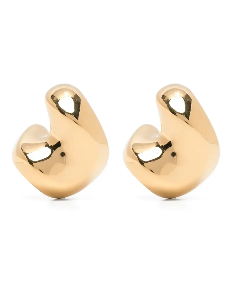 Maria Black Mittelgroße Saddle Ohrringe - Gold Gold