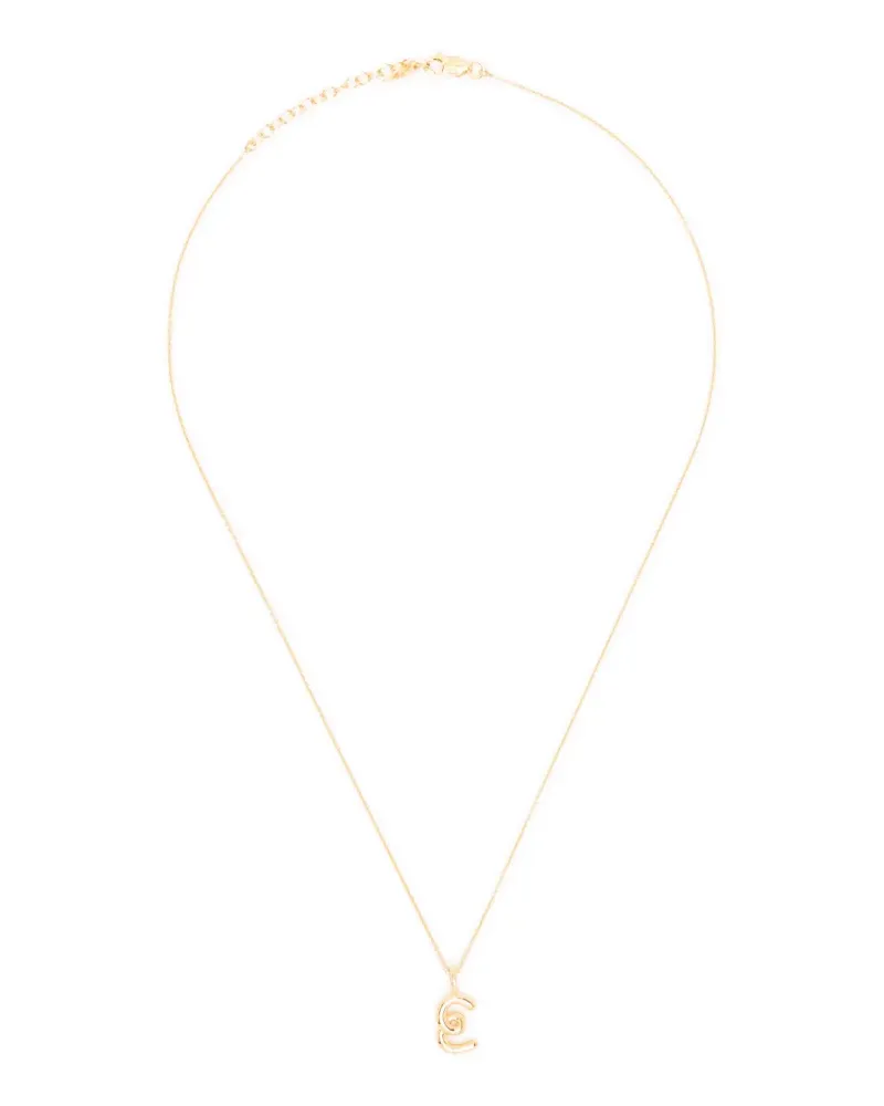 Missoma Mini Curly Molten Halskette - Gold Gold