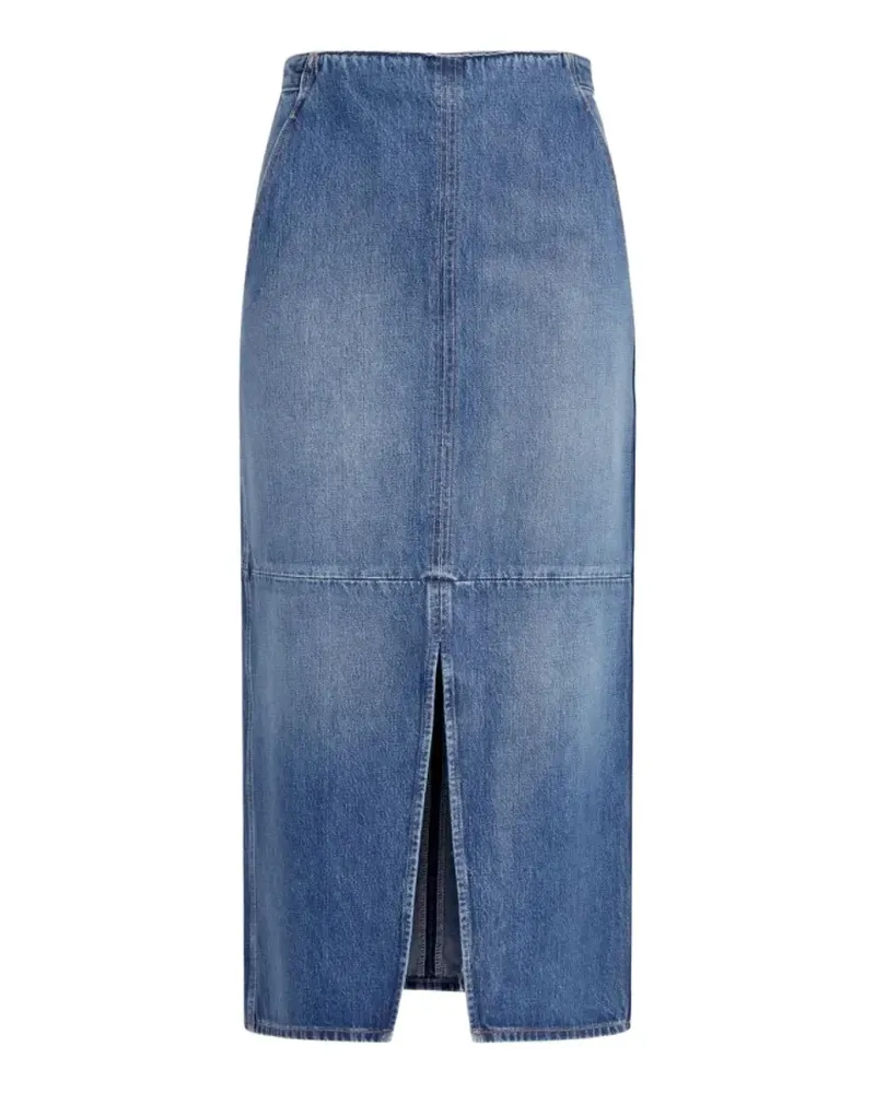 Tommy Hilfiger Falda midi skirt - Blau Blau