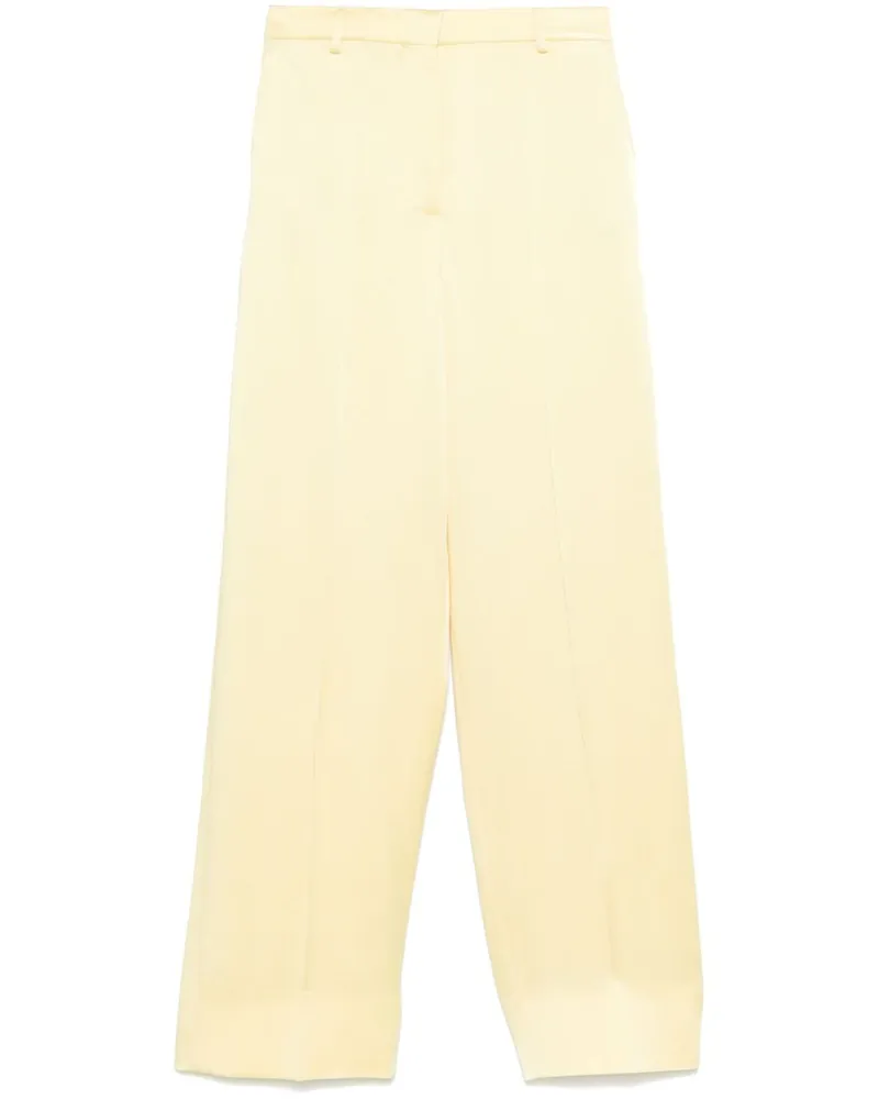 Stella McCartney Tief sitzende Straight-Leg-Hose - Gelb Gelb