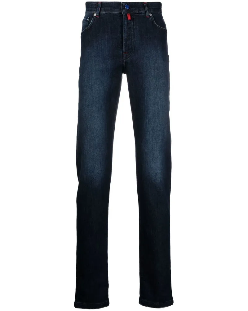 Kiton Jeans mit geradem Bein Blau