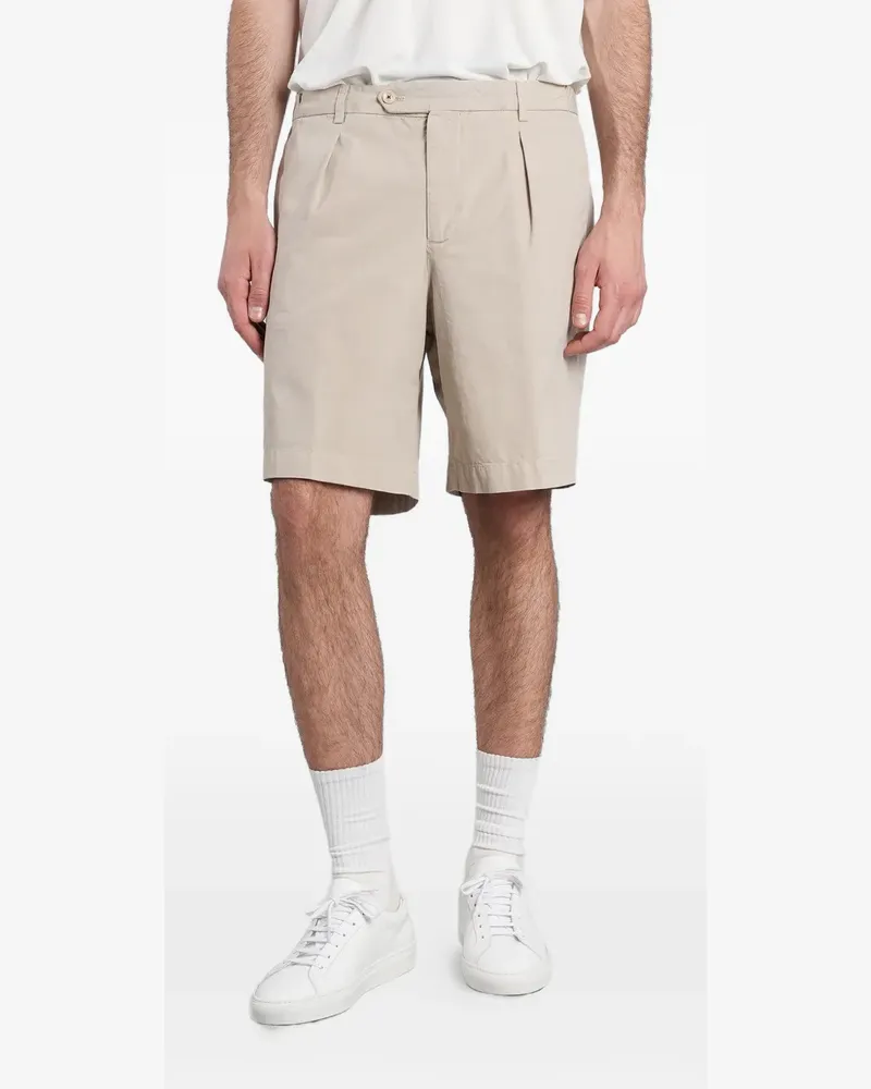 Briglia 1949 pleated flap-pocket shorts - Nude Nude