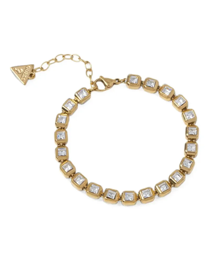 Guess Ace Of Diamonds crystal-embellished chain bracelet - Gold Gold