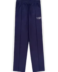 SPORTY & RICH Jogginghose mit Streifendetail Blau