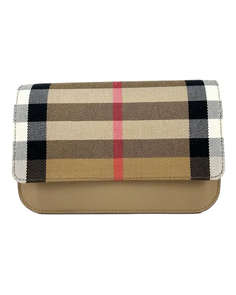 Burberry Madison Check Umhängetasche - Nude Nude