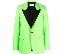 Einreihiger Blazer - Grün