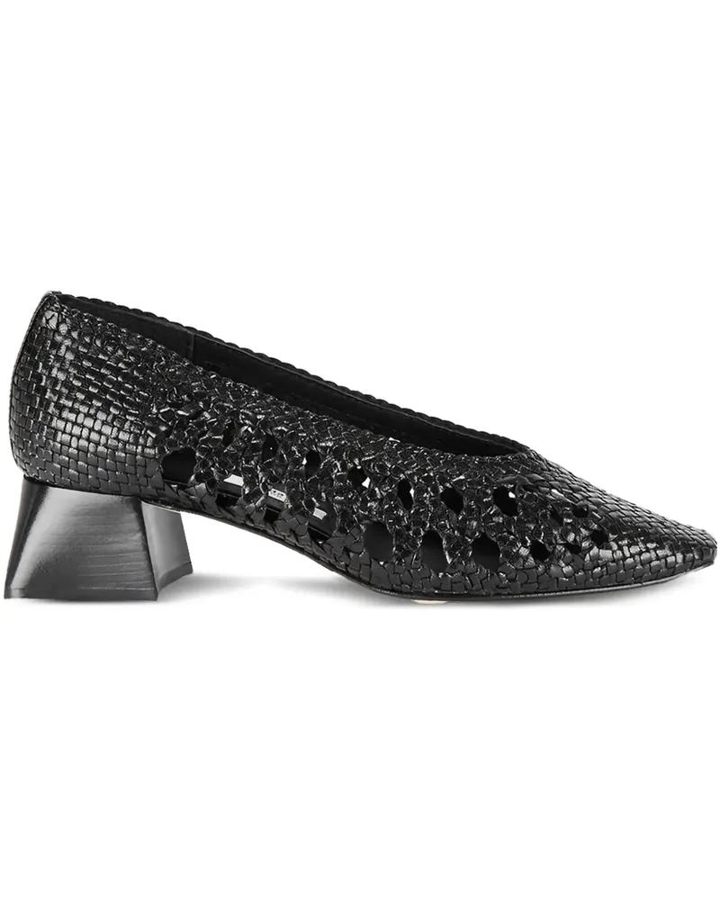 Miista Gewebte Marina Pumps 40mm - Schwarz Schwarz