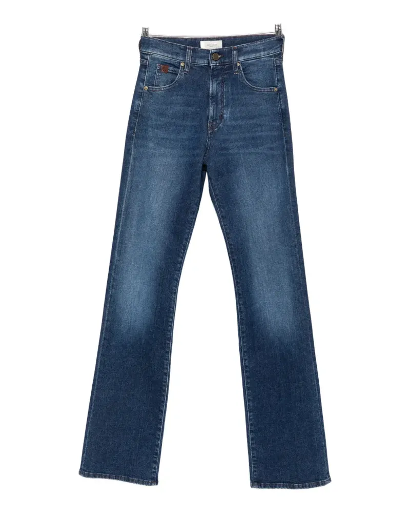 Jacob Cohën Ausgeblichene Cara Straight-Leg-Jeans - Blau Blau