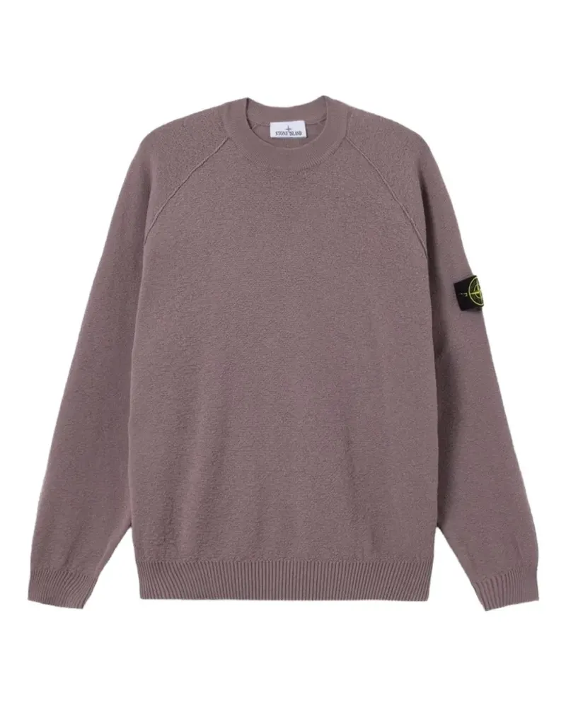 Stone Island Strukturierter Strickpullover - Violett Violett