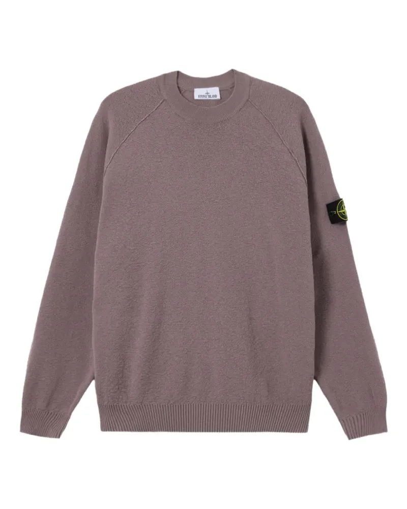 Stone Island Strukturierter Strickpullover - Violett Violett