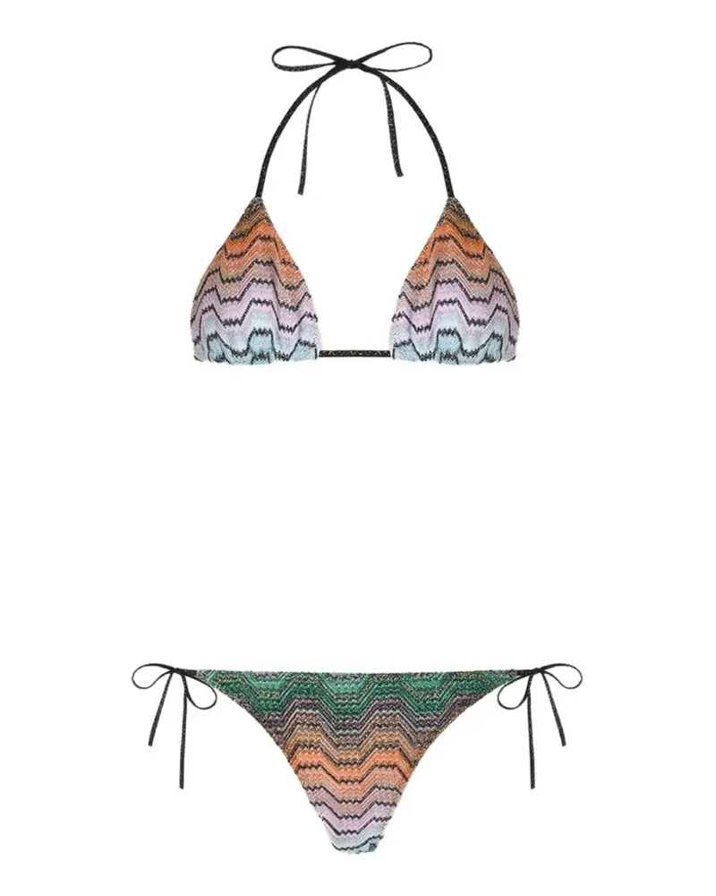 Missoni Bikini aus Viskose-Lamé-Mix - Orange Orange