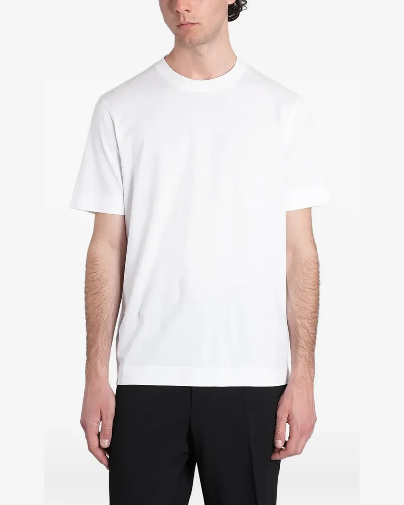 Tagliatore T-Shirt mit rundem Ausschnitt - Weiß Weiß