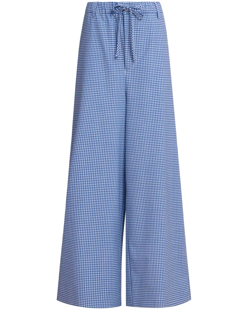 Marni Hose mit Vichy-Karo - Blau Blau