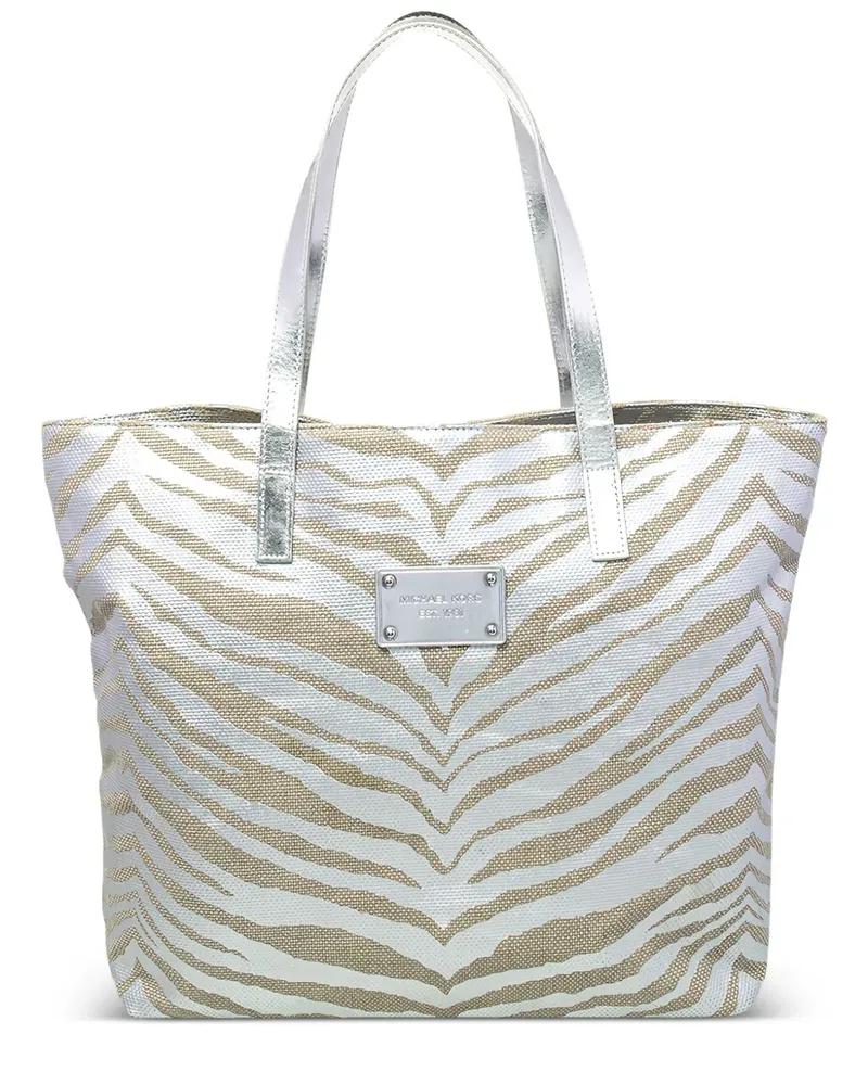 Michael Kors Handtasche mit Zebramuster - Nude Nude