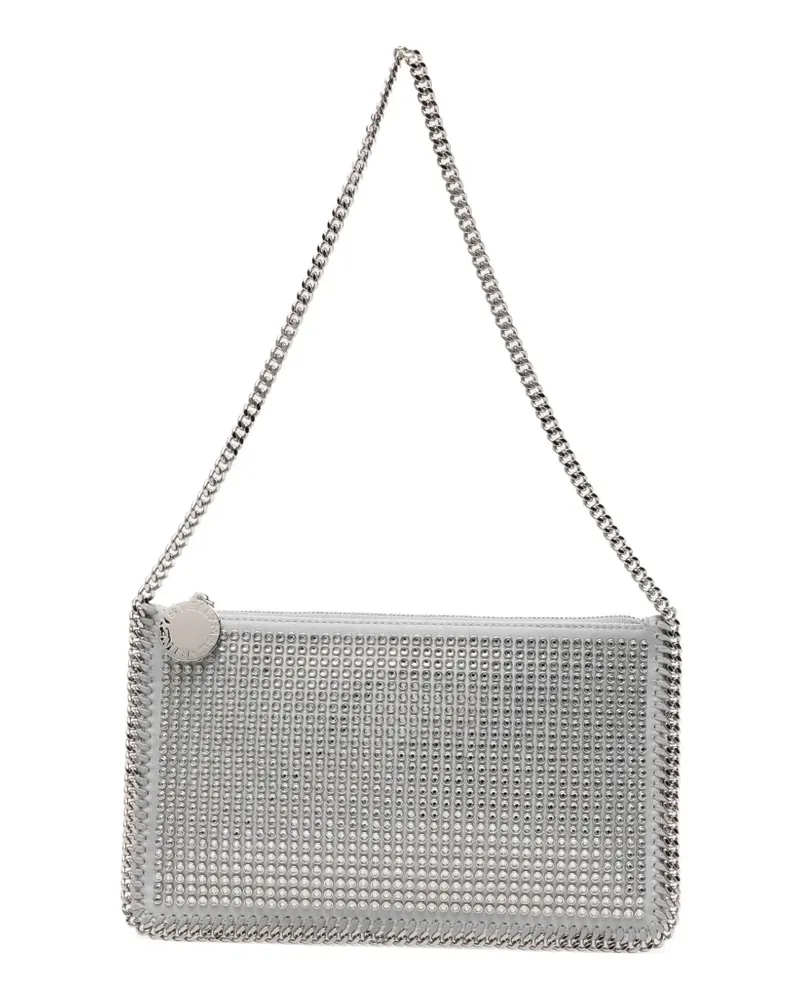 Stella McCartney Falabella crystal-embellished shoulder bag - Grau Grau