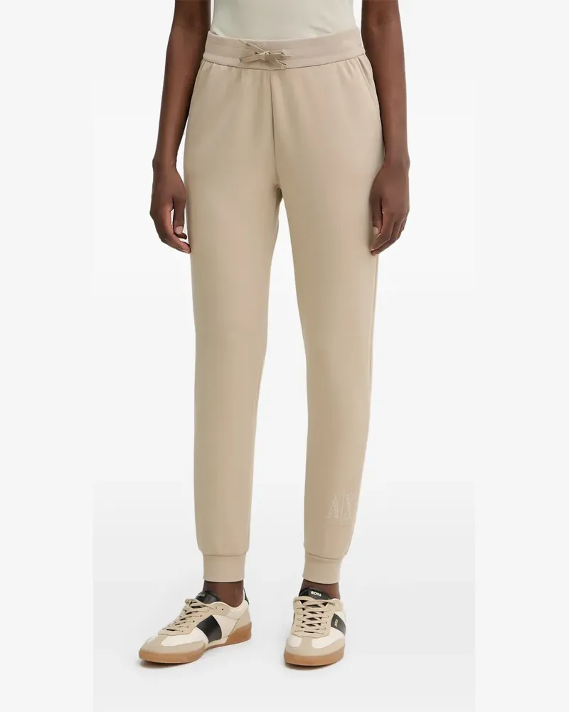 Armani Exchange Jogginghose mit Logo-Verzierung - Nude Nude