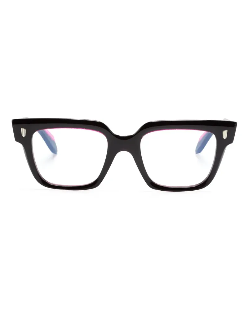 Cutler and Gross Brille mit eckigem Gestell - Schwarz Schwarz