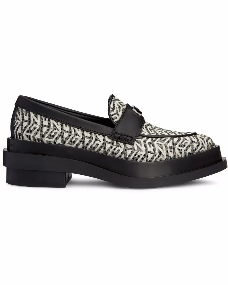Giuseppe Zanotti Malick Loafer mit Monogramm - Schwarz Schwarz