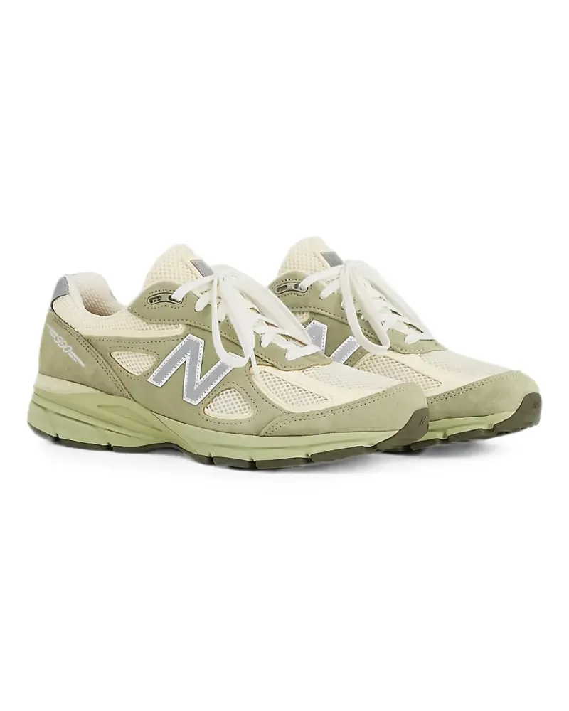 New Balance 990 Sneakers mit Wildledereinsätzen - Grün Grün