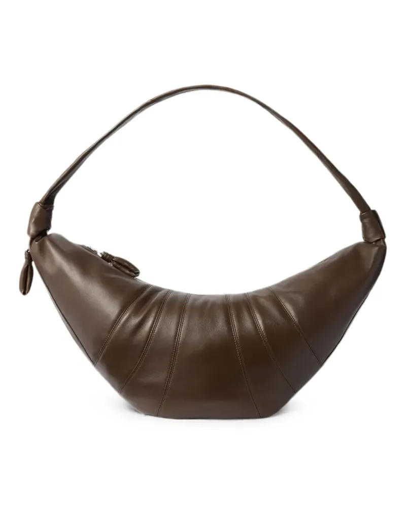 Christophe Lemaire Große Croissant Schultertasche - Braun Braun