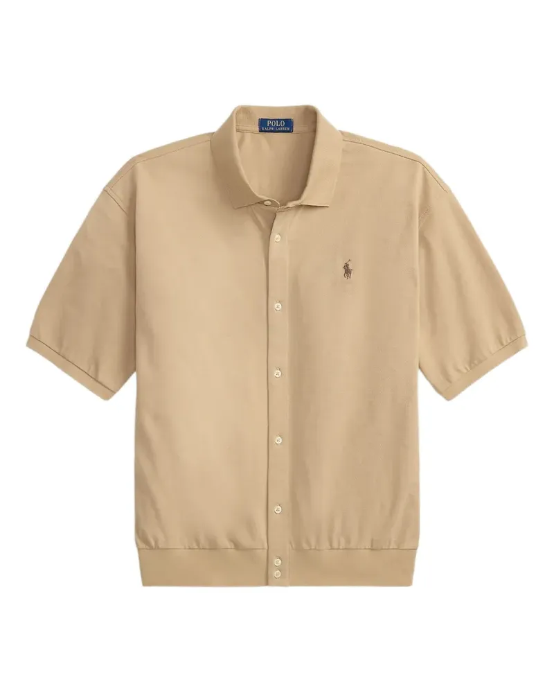 Ralph Lauren Poloshirt mit Logo-Stickerei - Nude Nude