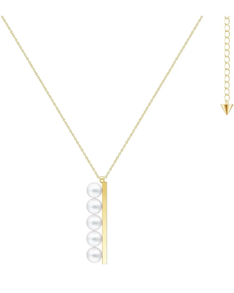 TASAKI 18kt Collection Line Balance Plus Gelbgoldanhänger mit Akoya-Perle Gold
